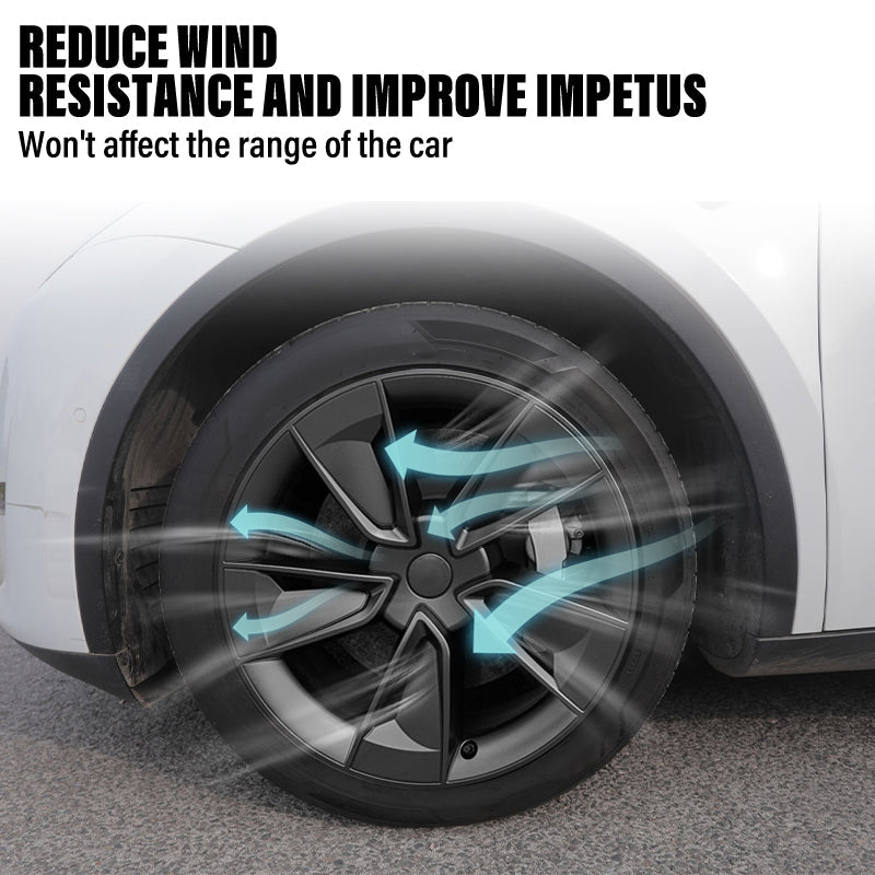Tesla Model Y Juniper Hubcap X Style 19'' YB Knife Wheel Covers Tesstudio?