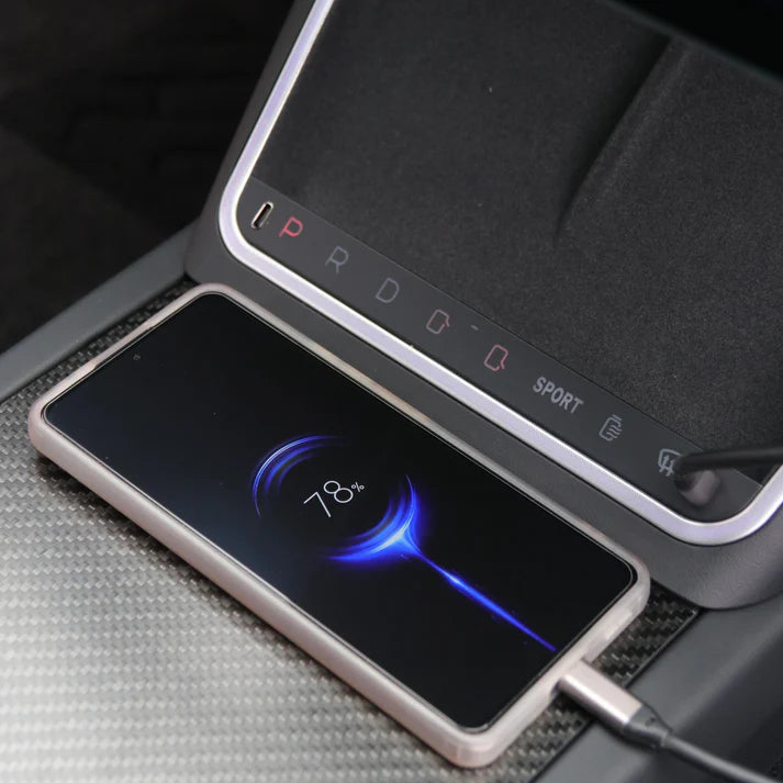 Wireless Charging Smart Button with Ambient Light for Model 3 Highland / Y Juniper