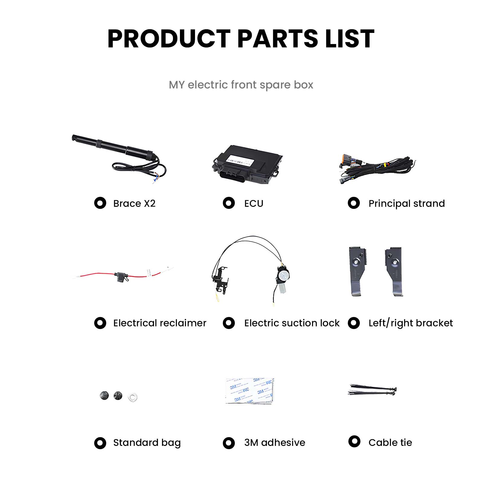 Tesla Model 3/Y Model Y Juniper Power Frunk Silent Front Trunk Electric Suction Lock Plus Tesstudio?