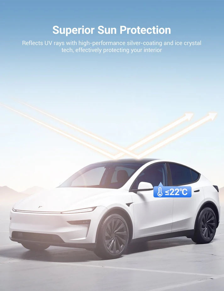 Retractable Sun Shade for Model Y Juniper