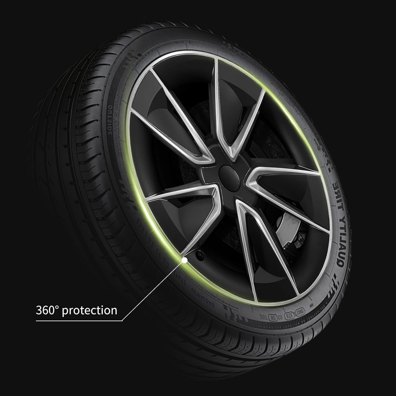 19 inch/20 inch X Style YB Turbine Knife Wheel Covers for Tesla Model Y Juniper