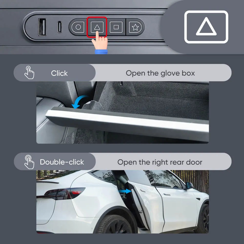 2021年以降のモデル3/Y スマートコントロール拡張ドック：強化された車内機能
