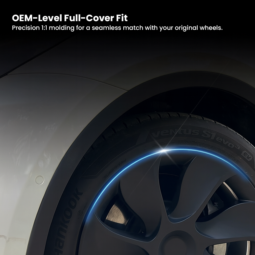 Style 19 inch YB Turbine Wheel Covers Tesla Black Hub Caps for Tesla Model Y Juniper X