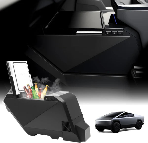 Tesla Cybertruck용 쿨러 냉장고 18L 센터 콘솔 바닥 냉장고