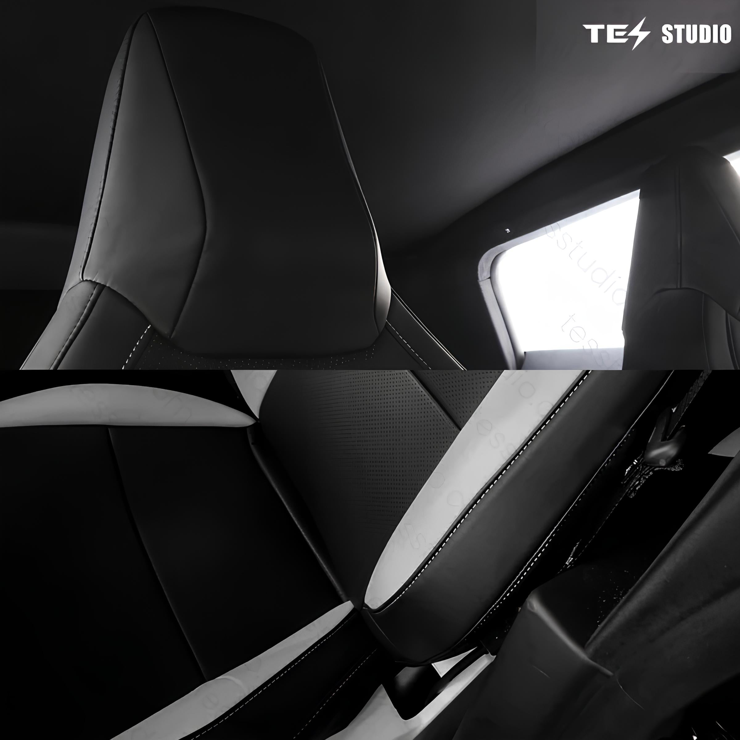 Seat Covers NAPPA Leather Full Coverage Seat Protector For Cybertruck