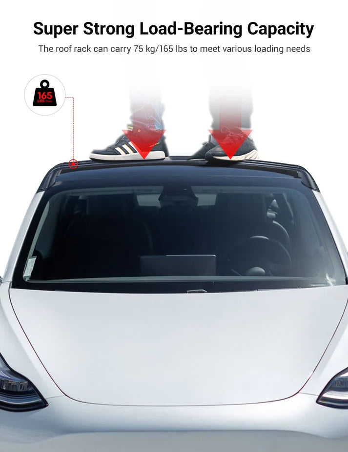 Tesla Model 3 Highland / Model Y ルーフラック（2本セット）