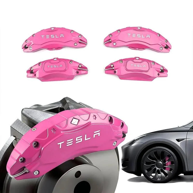 テスラ モデルY / モデルYL / モデル3 / モデルX / モデルS / サイバートラック用 19/20インチホイールブレーキキャリパーカバー (4個セット)