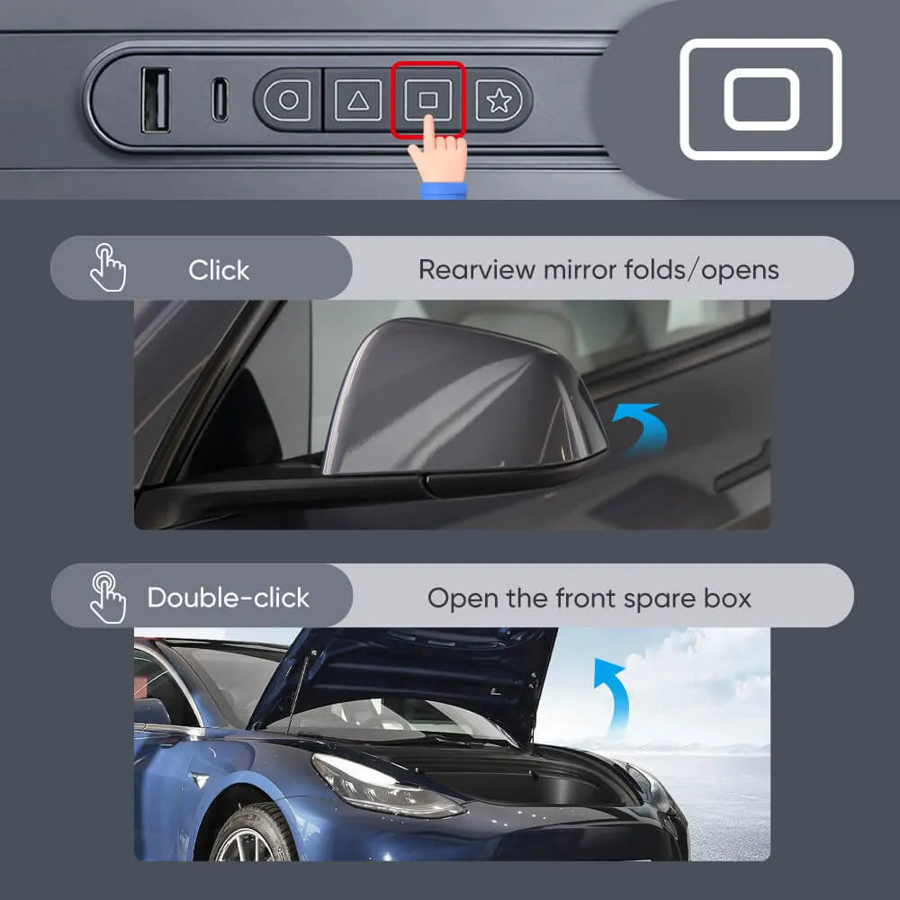 2021年以降のモデル3/Y スマートコントロール拡張ドック：強化された車内機能