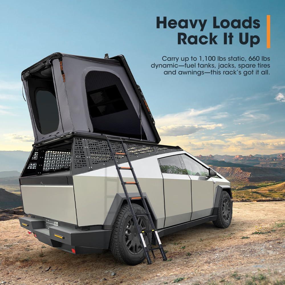 Canada Exclusive -Bed Rack System for Tesla Cybertruck | 3-Day Express Delivery