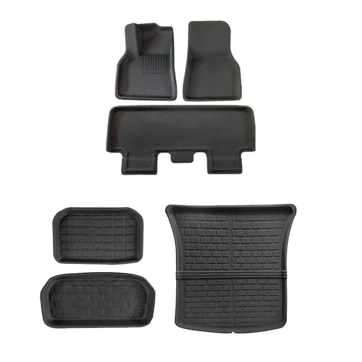 All Weather 3D Floor Mats for Tesla Model Y & Model 3 Highland