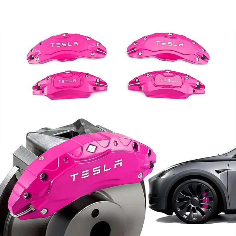 19″ /20″ Wheel Brake Caliper Cover (4pcs) For Tesla Model Y/ Model YL / Model 3/ Model X/ Model S / Cybertruck