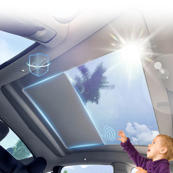 2026 テスラ モデルY / Y Juniper / YL用 スマート音声制御スターリーサンシェード | ロールスロイスのような星空を堪能