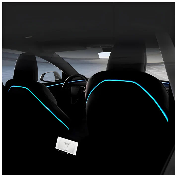 Seat Back Ambient Lighting for Model 3 Highland & Model Y Juniper (2PCS)