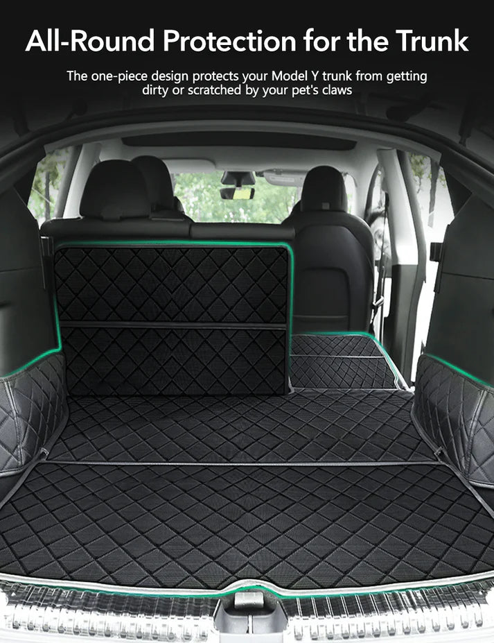 Trunk Mat Waterproof Car Dog Cover for Model Y