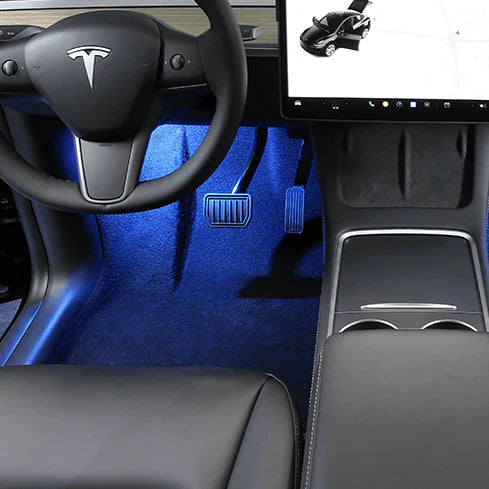 Model 3/Y/S/X用 フットウェルLEDライト