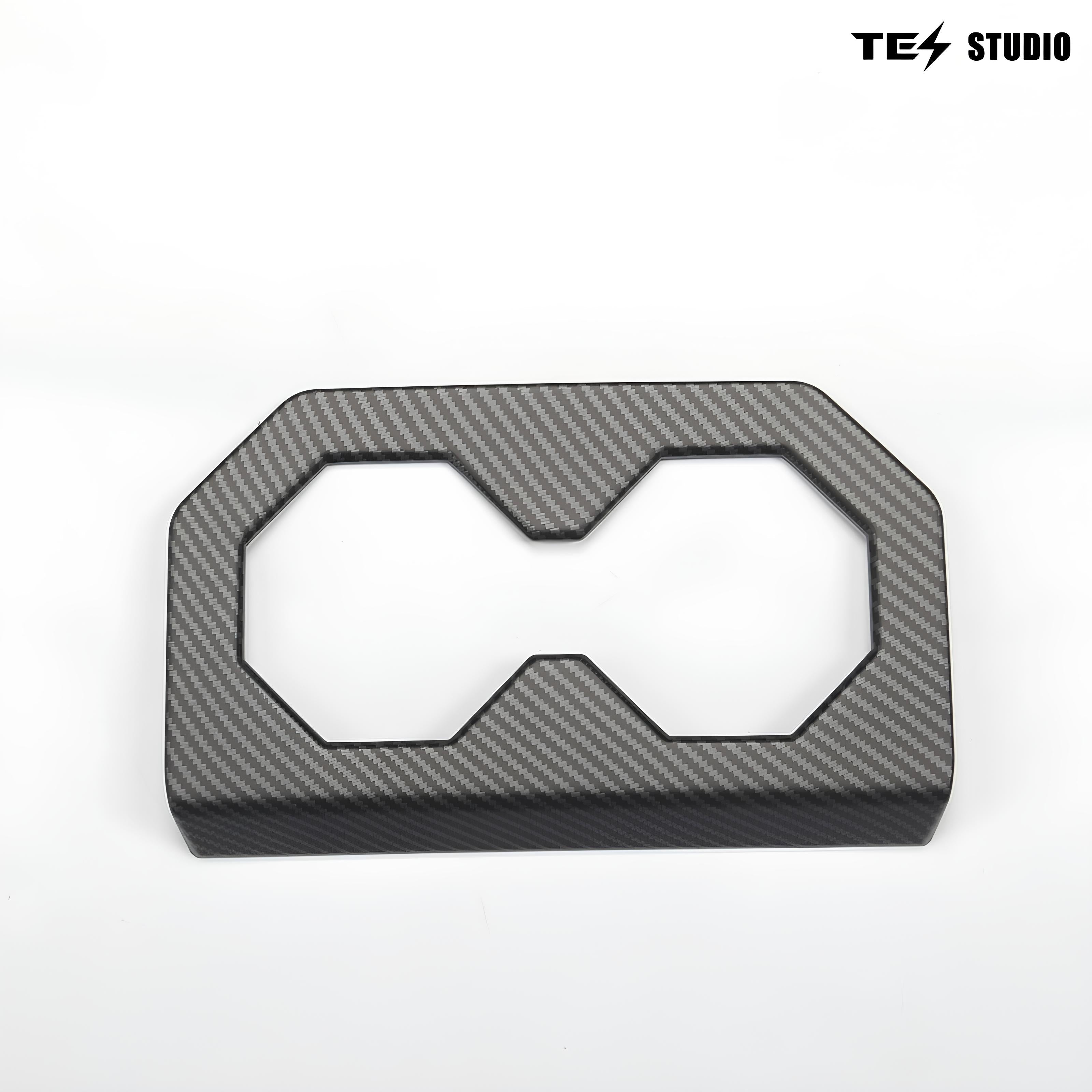Tesla Cybertruck Interior Accessories Rear Seat Cup Holder Frame Trim Cover Tesstudio? 