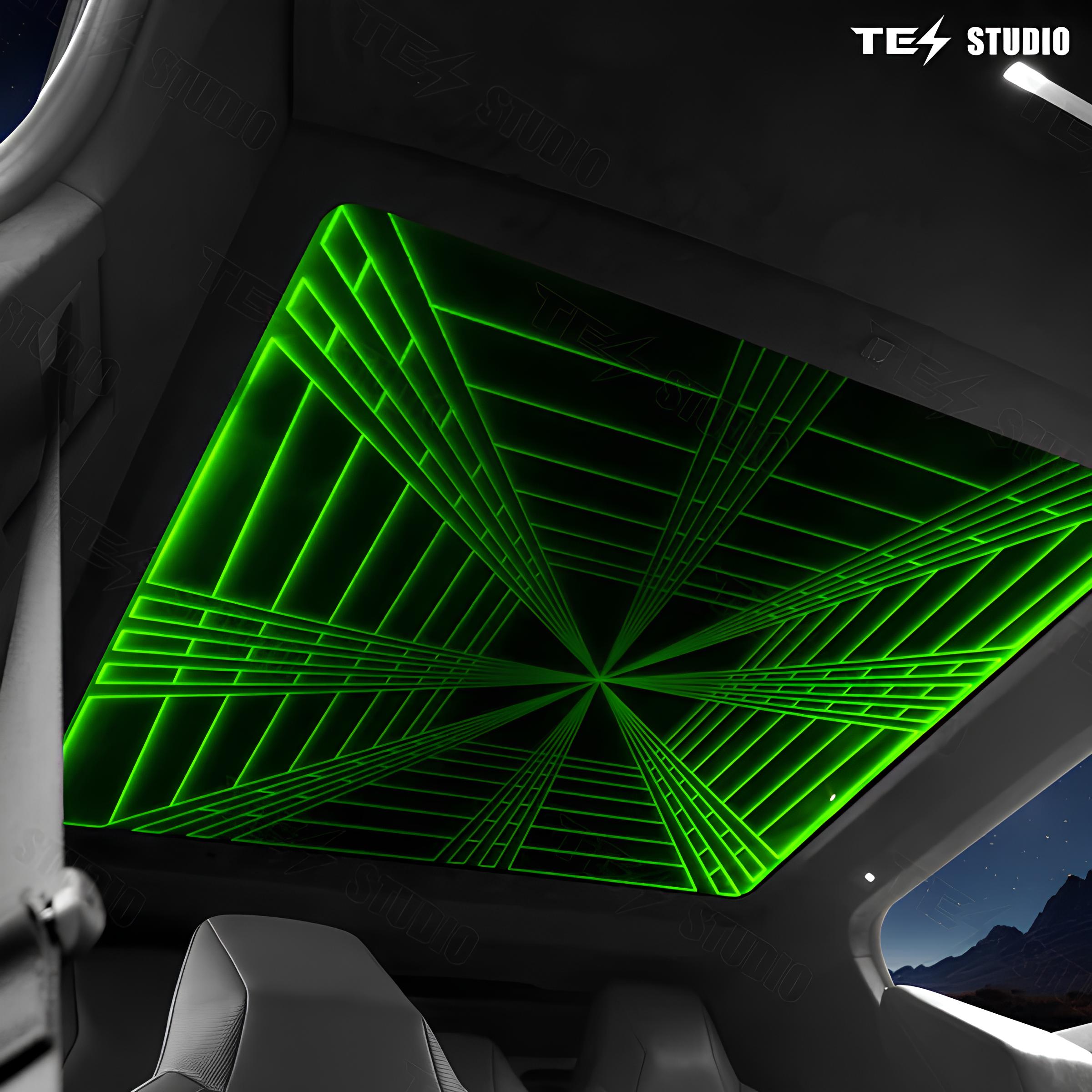 Starlight Dome with Colorful Roof Ambient Lighting for Cybertruck