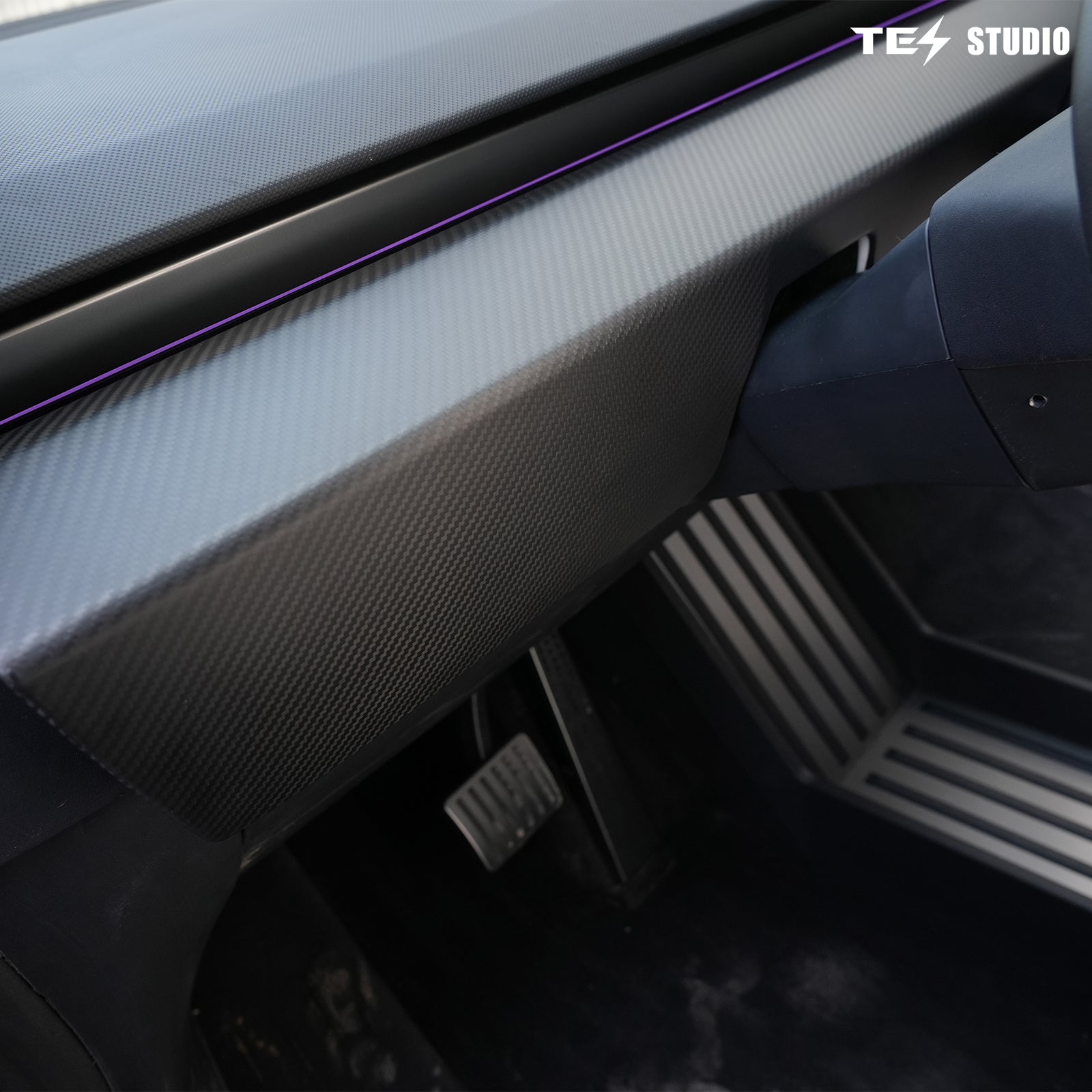 Tesla Accessories Real Carbon Fiber Cybertruck Dashboard Cover Panel Protection Cybertruck Interior Accessories Tesstudio?