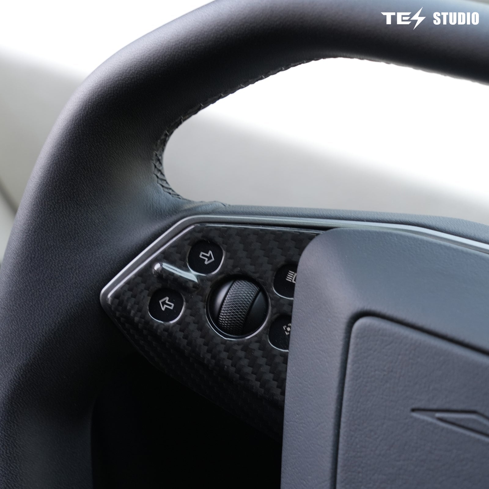 Tesla Accessories Cybertruck Carbon Fiber Steering Wheel Cover Cybertruck Interior Accessories Tesstudio?