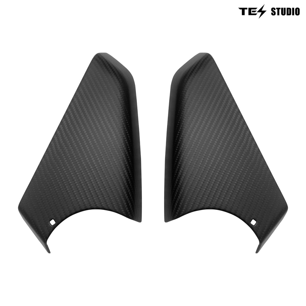 Tesla Cybertruck Carbon Fiber Rearview Side Mirror Bottom Covers Trim Side Mirror Accessories Tesstudio?

