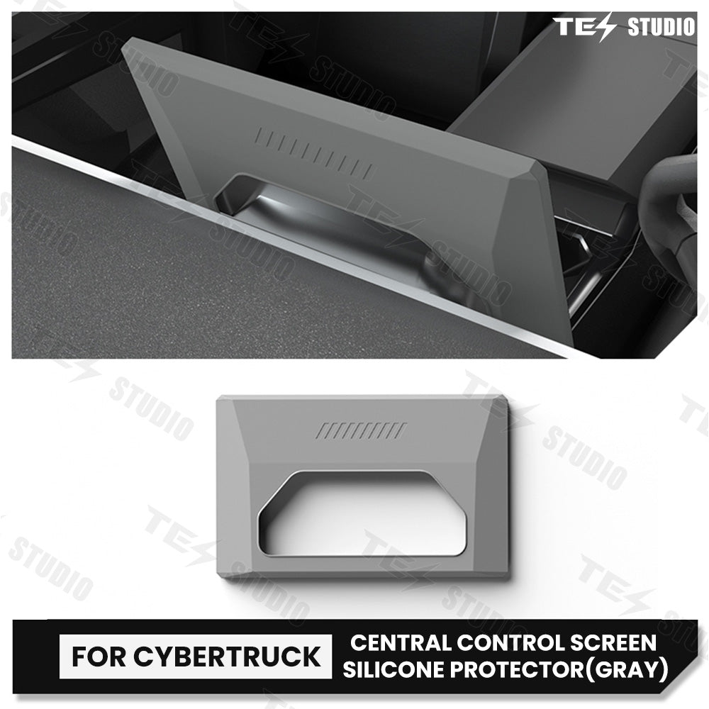 Center Console Screen Silicone Protective Frame For Cybertruck