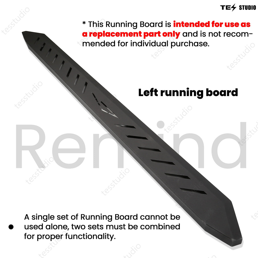 Tesla Cybertruck Accessories Running Boards Side Steps Exterior Brackets Nerf Bars Tesstudio