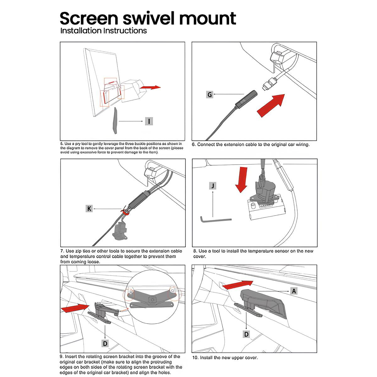 Swivel Mount Kit Screen Rotating Holder For Cybertruck Tesstudio?