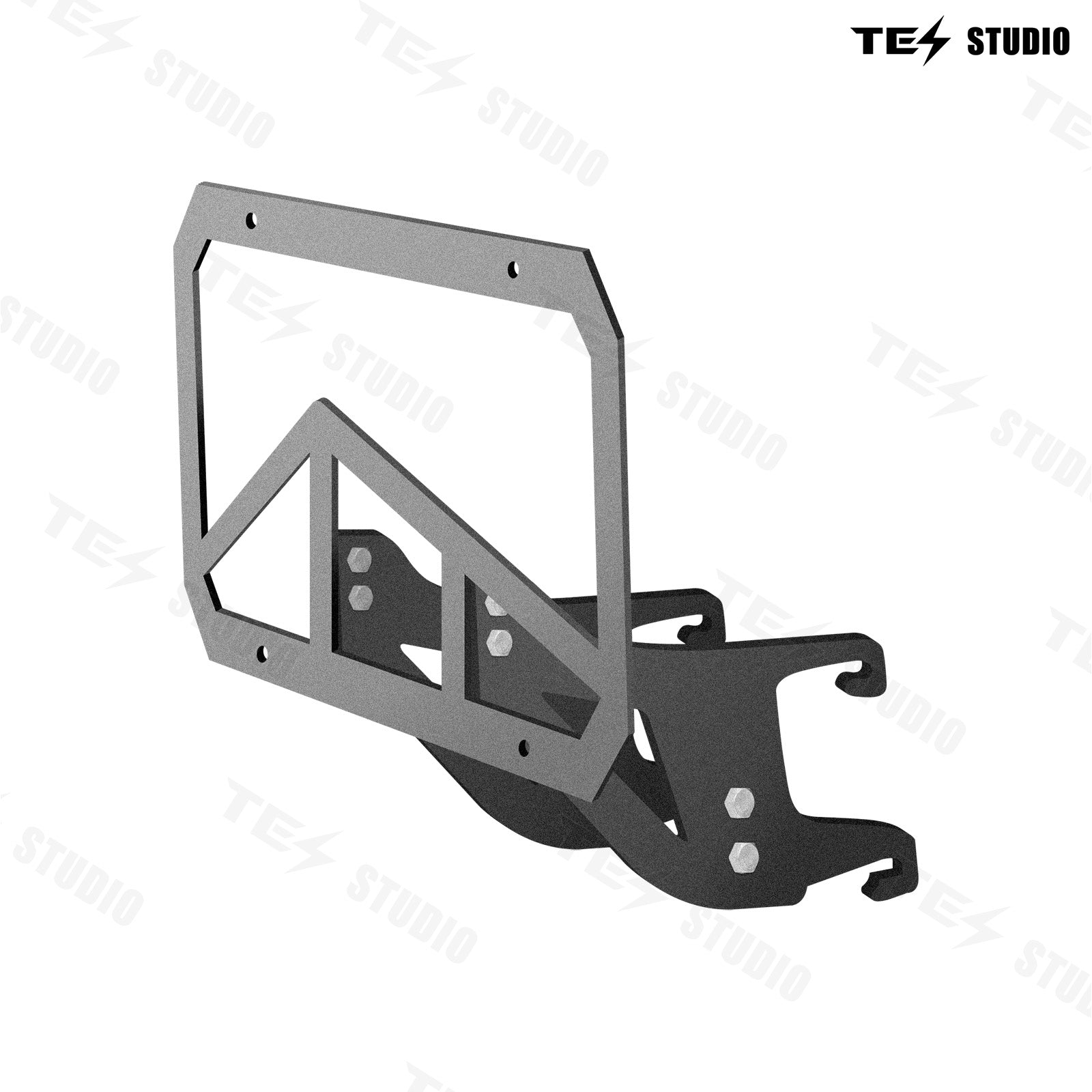 Tesla Cybertruck Front License Plate Mount Frame Holder Removable No Drilling No Adhesives Tesstudio?