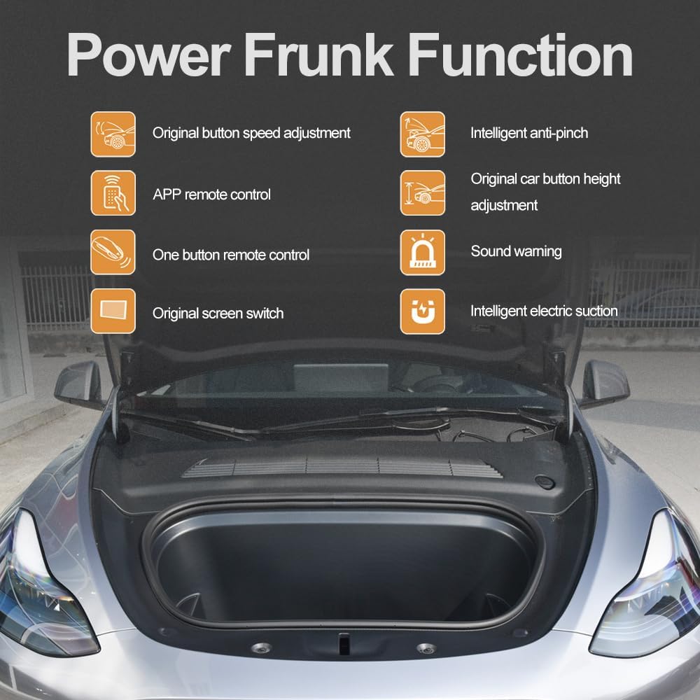 Electric Power Frunk Front Trunk Soft Closing Lock For Tesla Accessories Model X