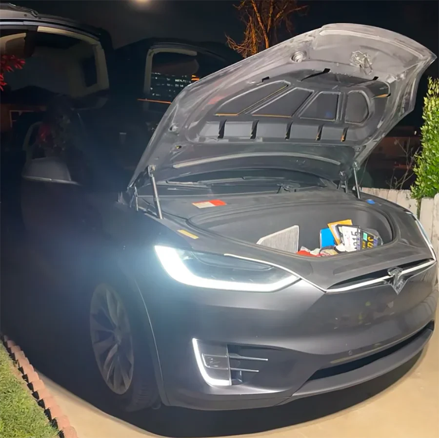 Teslaアクセサリ用電動パワートランクフロントトランクソフトクロージングロックモデルX
