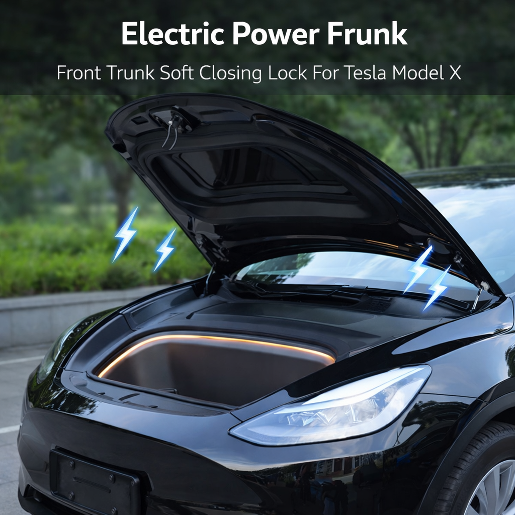 Teslaアクセサリ用電動パワートランクフロントトランクソフトクロージングロックモデルX