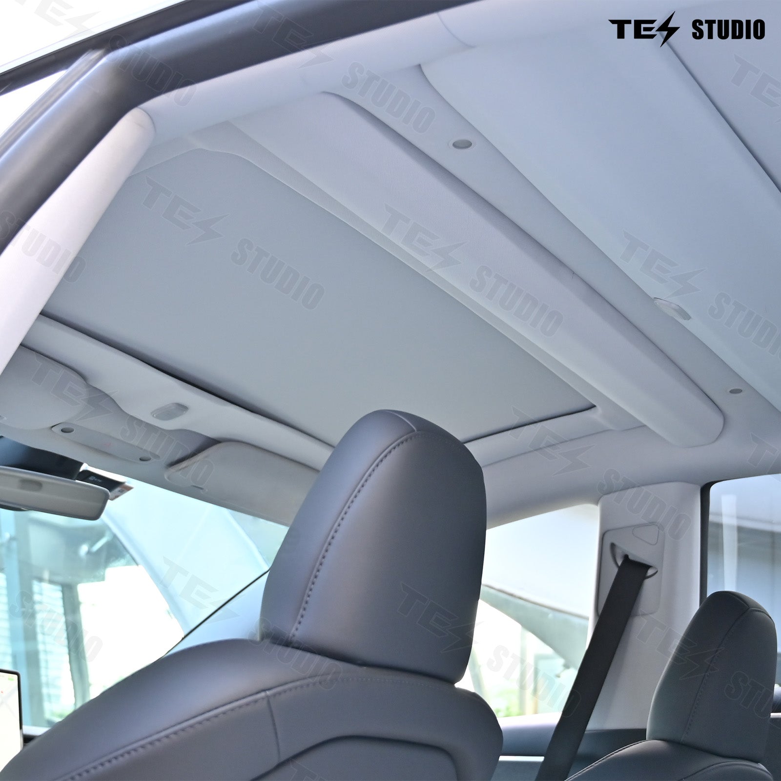 Voice-Controlled Electric Sunshade Roof Shade For Tesla Model 3 / Model 3 Highland