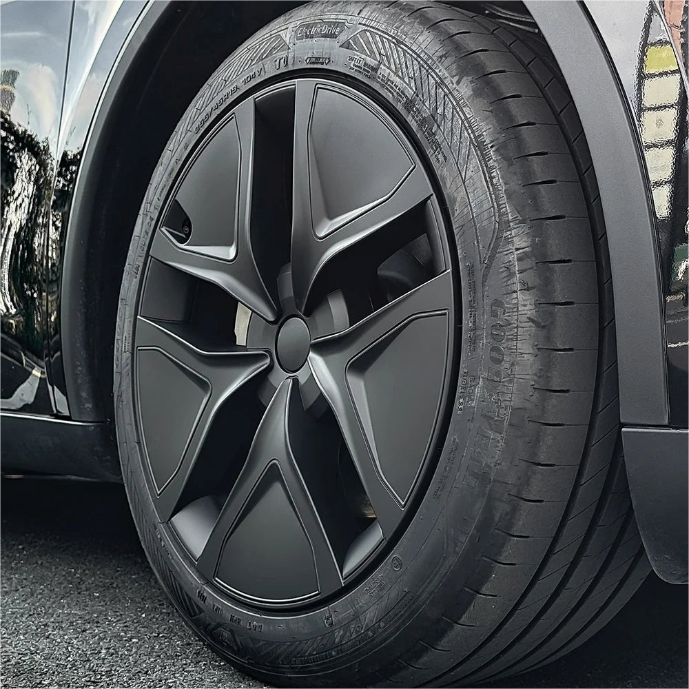 Tesla Model Y Juniper (2025.03+)用 Arachnid 2.0スタイル 19インチ クロスフロー ハブキャップ
