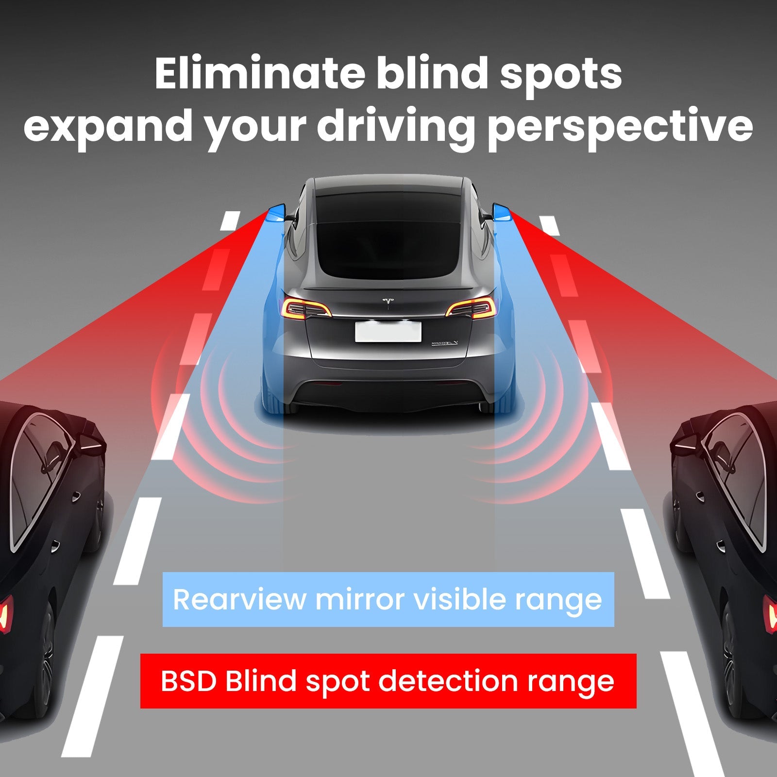 Model 3/Model Y Left and Right Blind Spot Monitoring Assist System - AMD (19-23) Tesstudio?