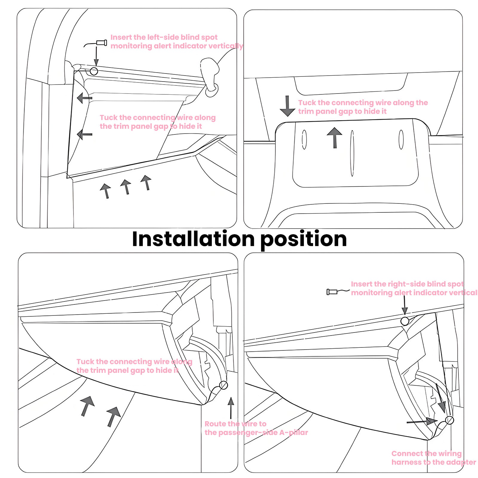 Model 3/Model Y Left and Right Blind Spot Monitoring Assist System - AMD (19-23) Tesstudio?
