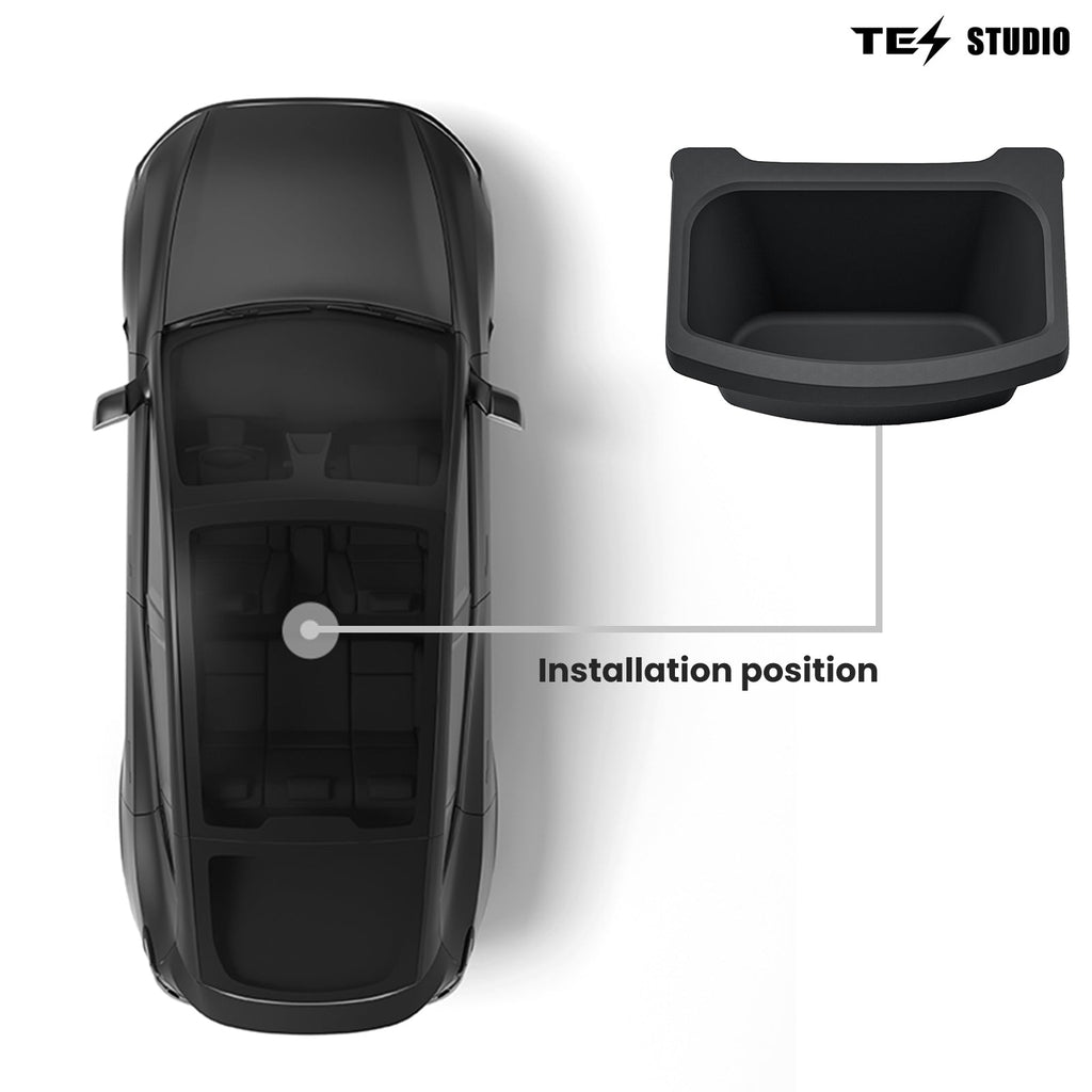 Tesla Model Y Juniper Rear Center Console Organizer Tray 2nd Row Seat Organizer Container Tesstudio?