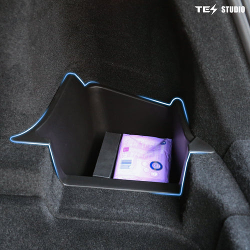 Tesla Model Y Juniper Interior Accessories Rear Trunk Organizer Storage Bins Tesstudio?