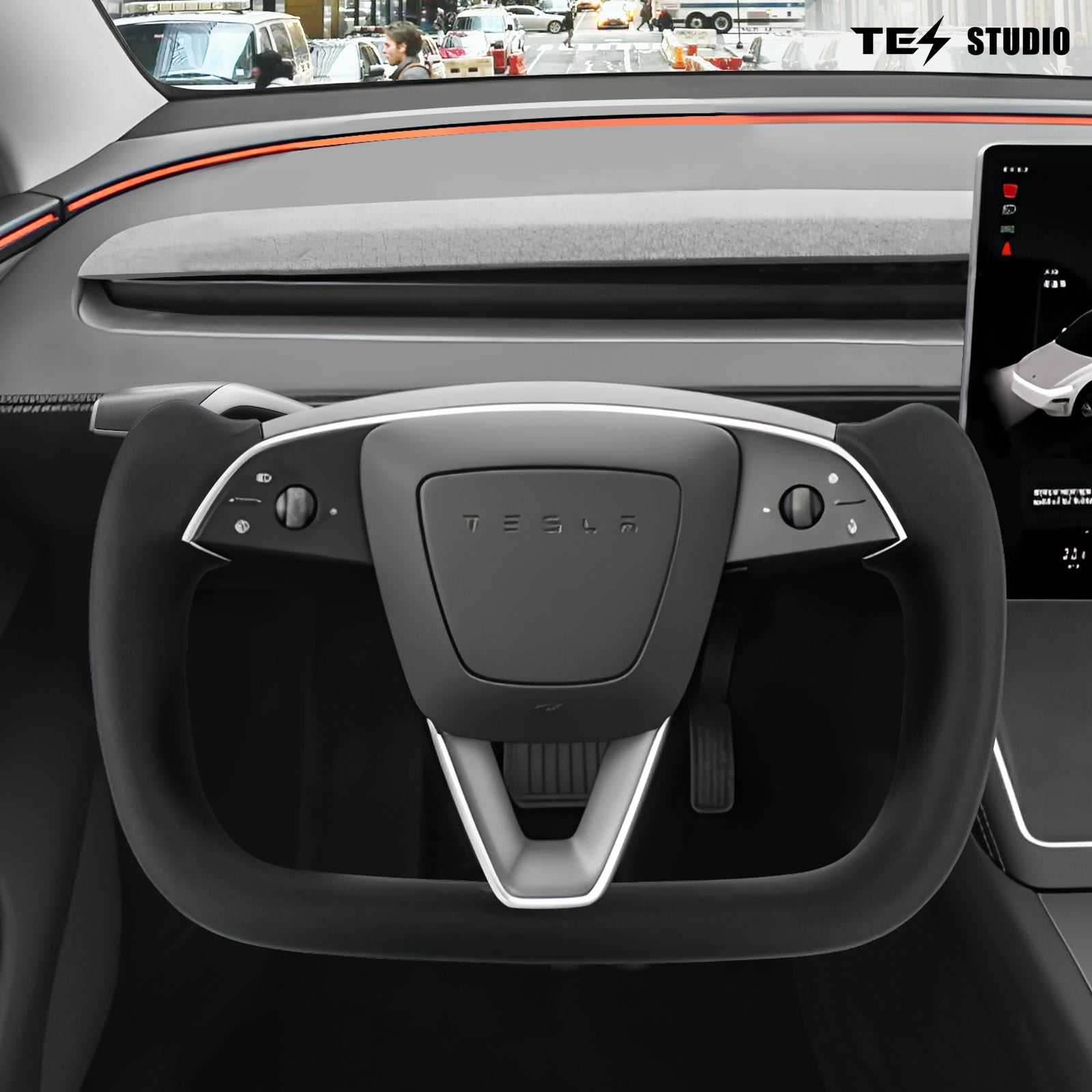 Tesla Model Y Juniper Yoke Steering Wheel Tesla Model Y Juniper Interior Accessories Tesstudio?