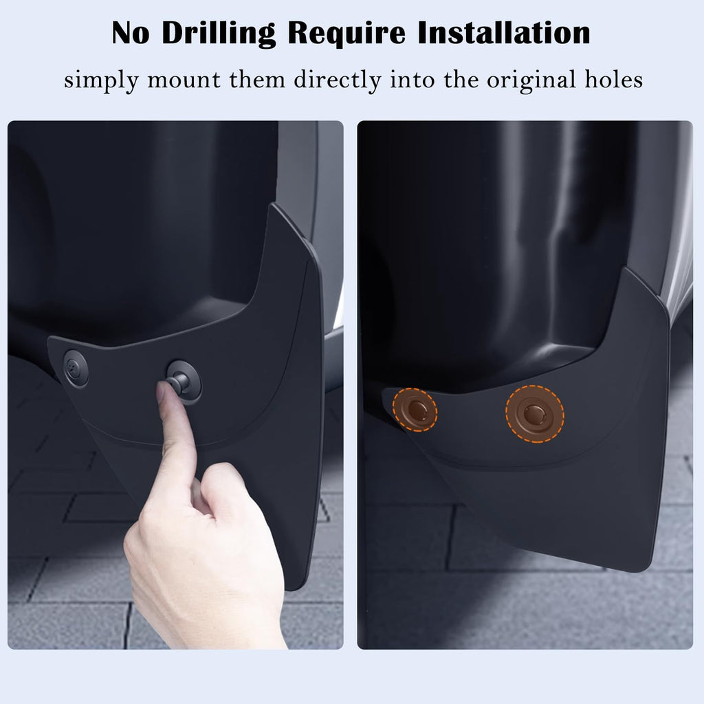 Tesstudio Tesla Model 3 Highland TPE Perfect Fit Mud Flaps