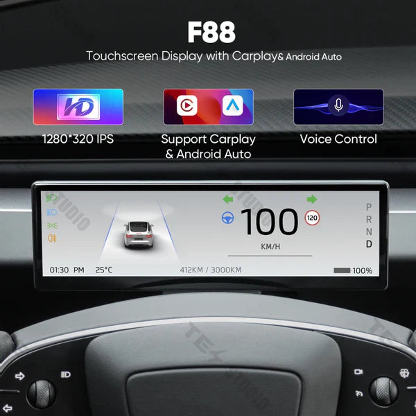 Model 3Y3 Highland F88 8.8-In Touch Screen Instrument Cluster Tesstudio?