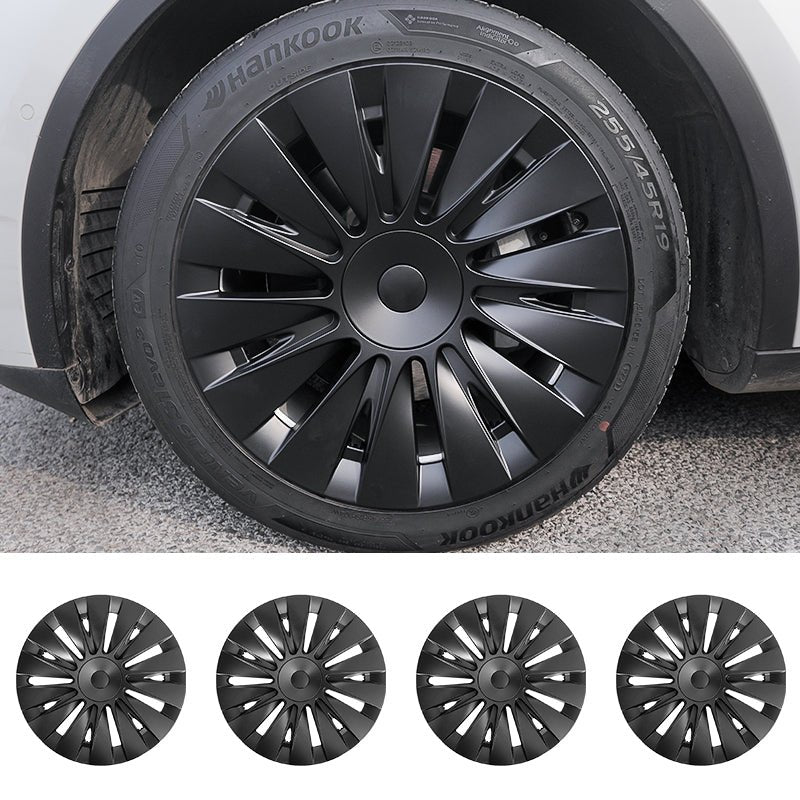 Tesla Model Y Wheels Hub Caps 19'' Cyclone Style Wheel Cover Tesla Model Y Wheel Covers Tesla Accessories Tesstudio?