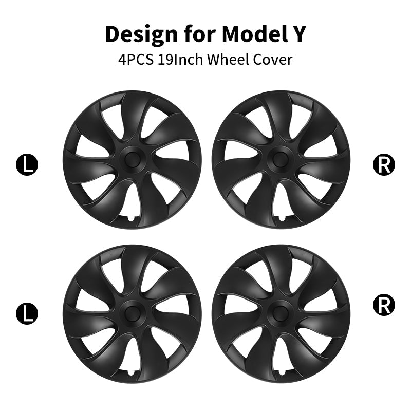 Tesla Model Y Wheels Hub Caps 19'' Cyclone Style Wheel Cover Tesla Model Y Wheel Covers Tesstudio?