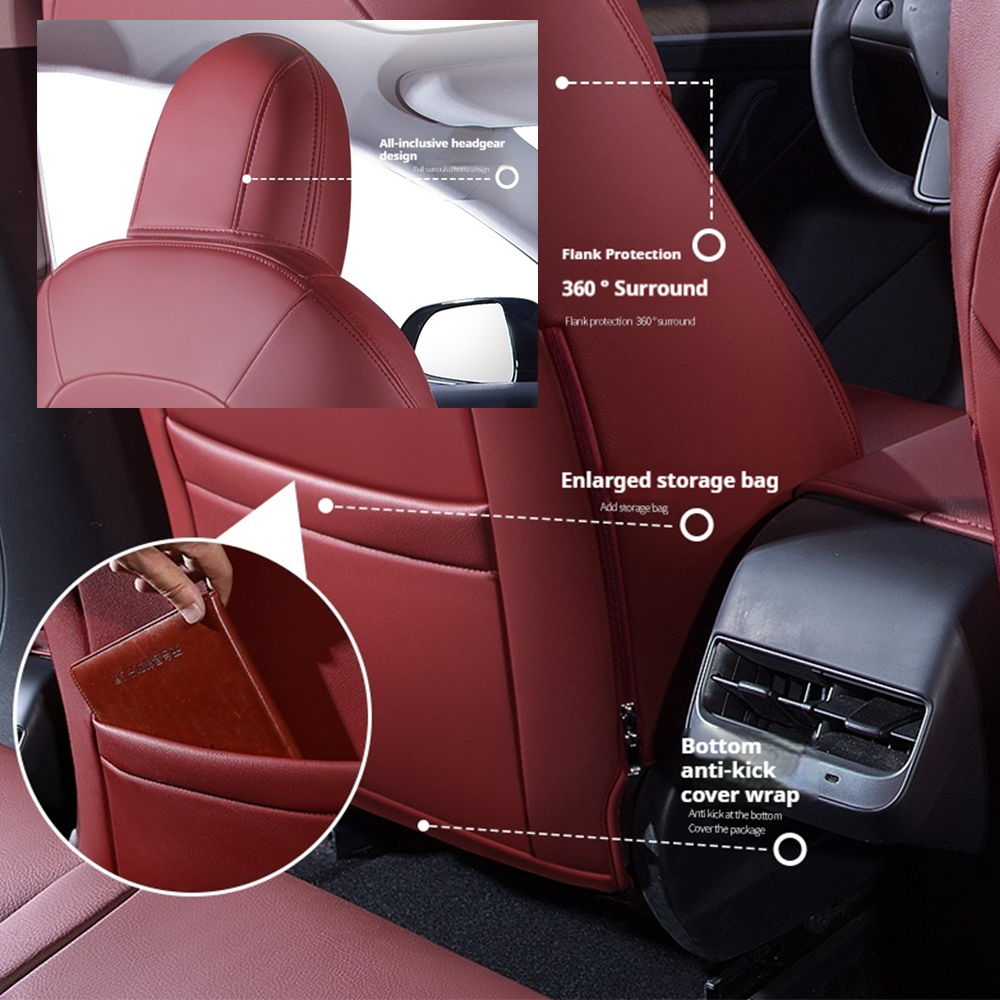 2026 Luxury Comfort Premium Tesla Seat Covers For Tesla Model 3/3 Highland/ Y /Y Juniper