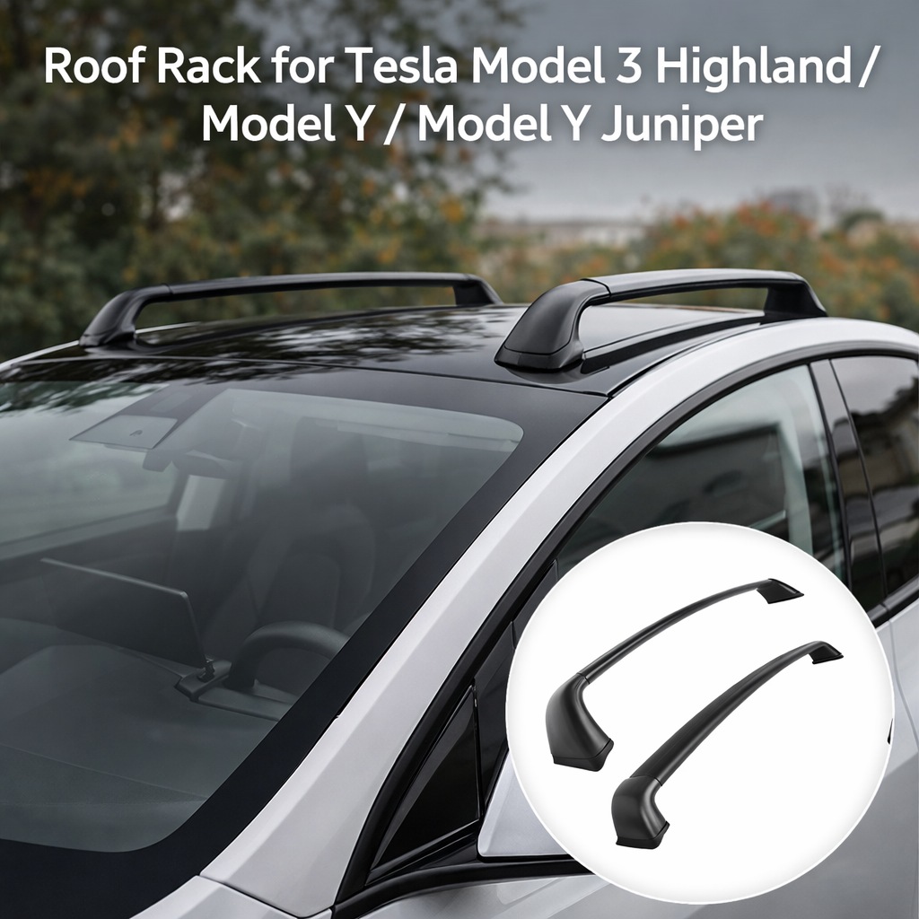 Tesla Model 3 Highland / Model Y / Model Y Juniper用ルーフラック (2個セット)
