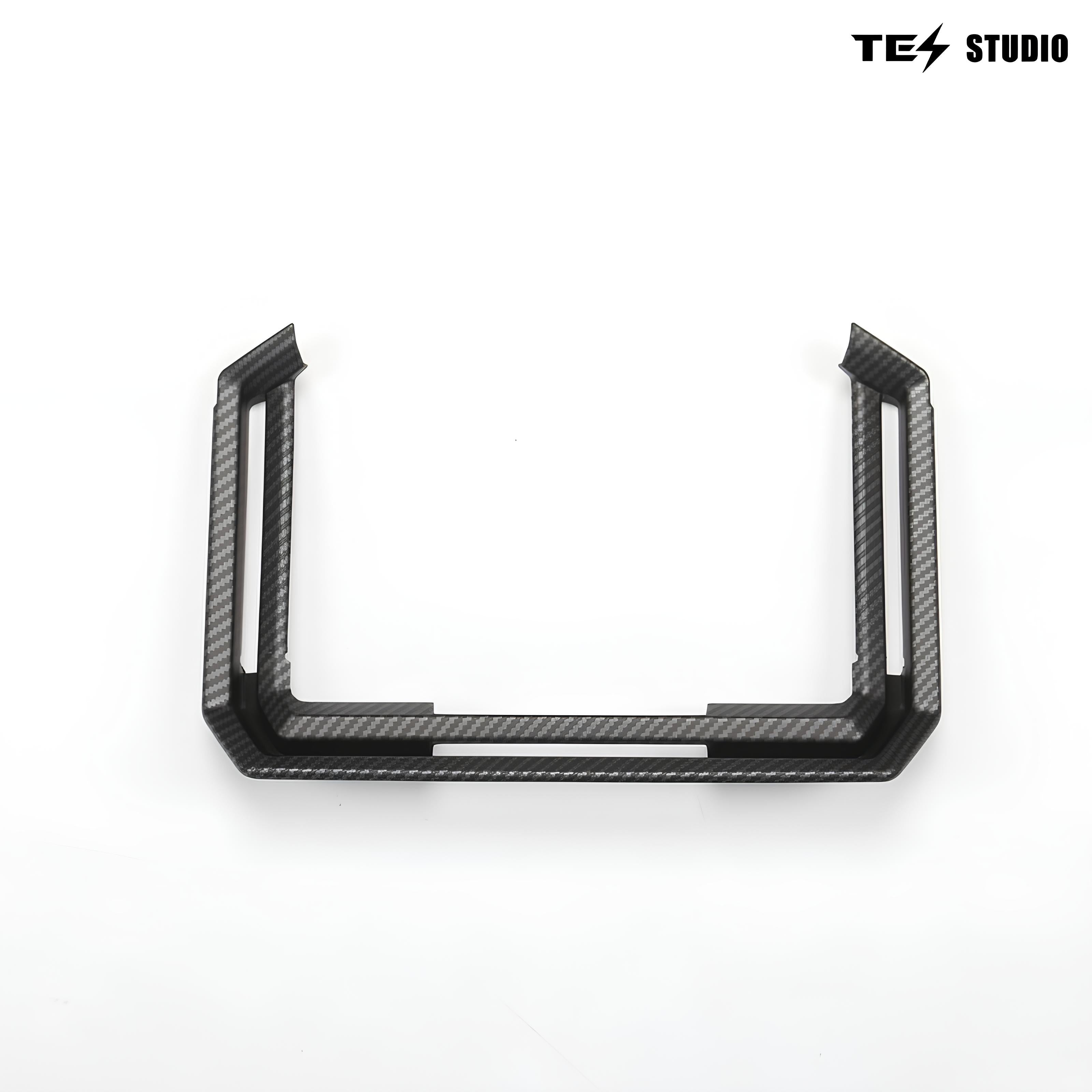 Tesla Cybertruck Interior Accessories Real Carbon Fiber Rear Screen Frame Cover Rear Air Vent Protective Cover Tesstudio?