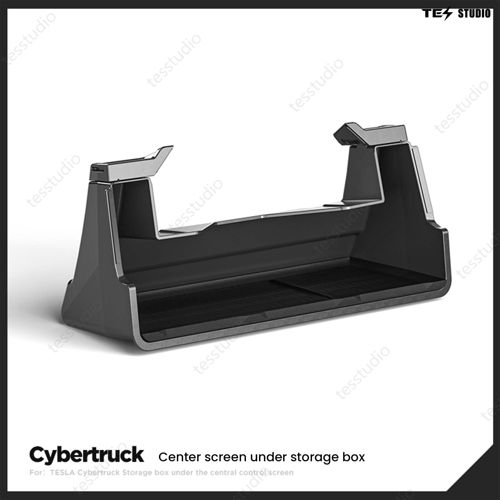 Tesla Cybertruck Under Screen Storage Organizer Storage Boxes Under Center Display Hidden Shelf Tray Cybertruck Underseat Storage Bin Tesstudio?