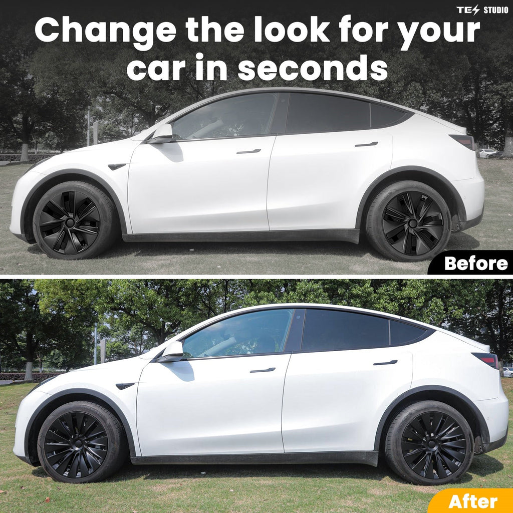 Tesla Model Y Hub Caps 19'' X Styel Wheel Cover Tesla Model Y Tire Accessories Model Y Exterior Accessories Tesstudio?