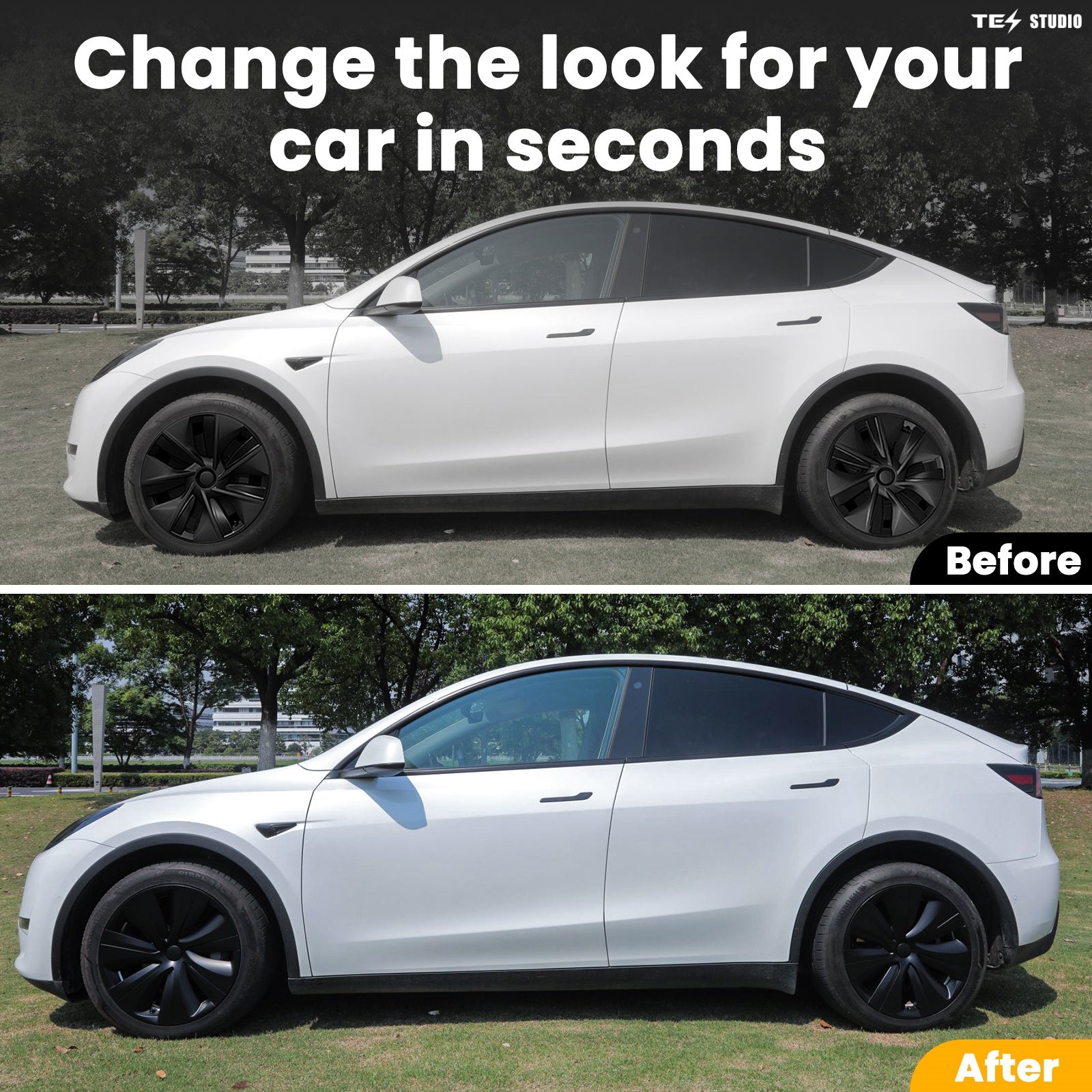 Tesla Rims Model Y Wheel Covers 19'' S Style Hub Caps Tesla Accessories Model Y Exterior Accessories Tesstudio?