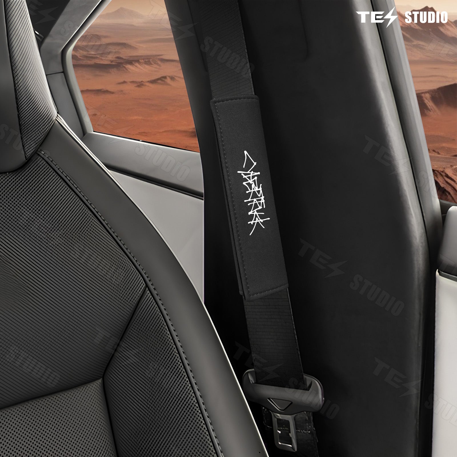 Tesla Accessories Cybertruck Seat Belt Cushion Cover Cybertruck Seat Belt Pads Comfort Shoulder Neck Protector Cybertruck  Accessories Tesstudio?