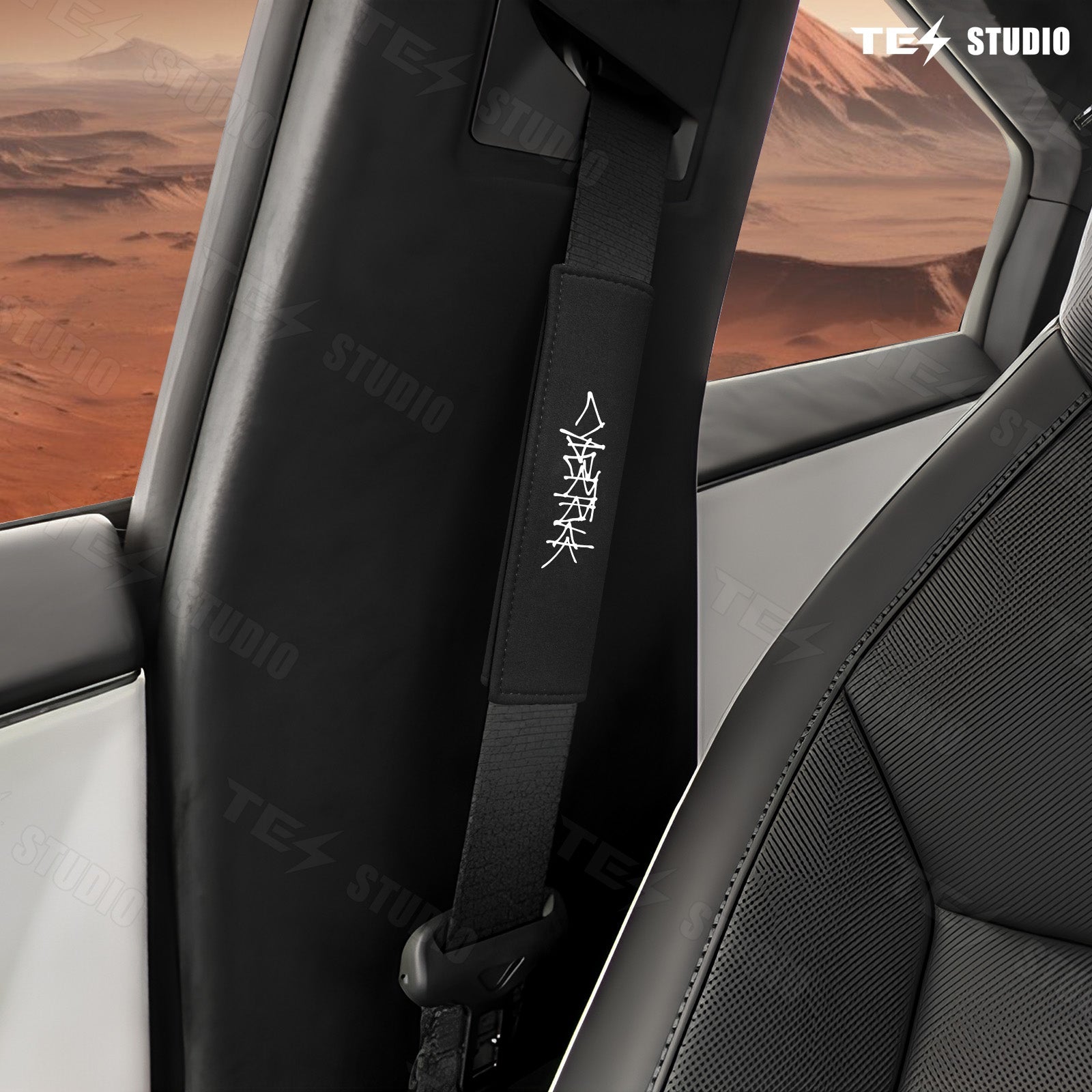 Tesla Accessories Cybertruck Seat Belt Cushion Cover Cybertruck Seat Belt Pads Comfort Shoulder Neck Protector Cybertruck  Accessories Tesstudio?